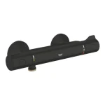 Szuper akció GROHE Grohtherm 800 termosztátos zuhanycsaptelep 1/2", matt fekete