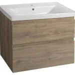 Ajánlat AQUALINE Altair mosdótartó szekrény, 77,5×60×45 cm, emporio tölgy