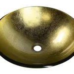 SAPHO Beauty Shay üvegmosdó, átm.: 42×14 cm, arany Különleges ajánlat