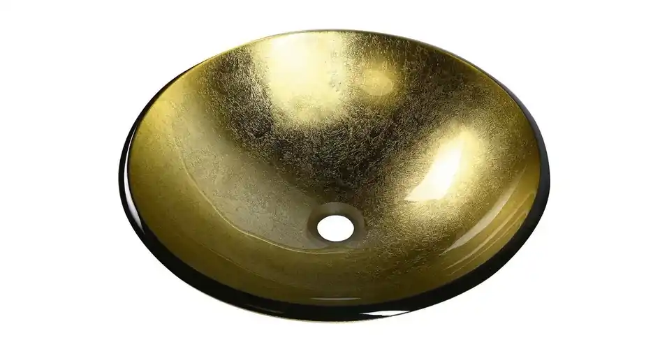 SAPHO Beauty Shay üvegmosdó, átm.: 42×14 cm, arany Különleges ajánlat