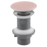 Legkelendőbb ISVEA klik-klak mosdólefolyó, 5/4", 20-70 mm, matt lazac kerámia fedéllel