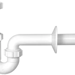 Csőszifon 5/4", Ø32 mm-es elfolyással Végkiárusítás