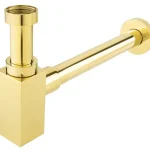 FERRO Quadro szögletes búraszifon G5/4"×32 mm, arany Rendeld meg most