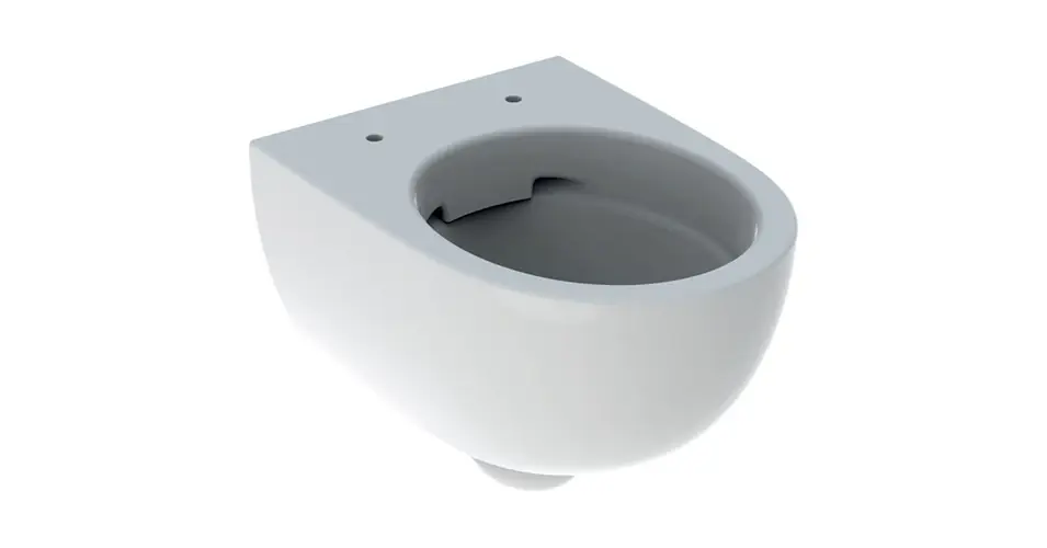 GEBERIT Selnova Compact fali WC, mélyöblítésű, rövidített kivitel, zárt forma, Rimfree Azonnali szállítás