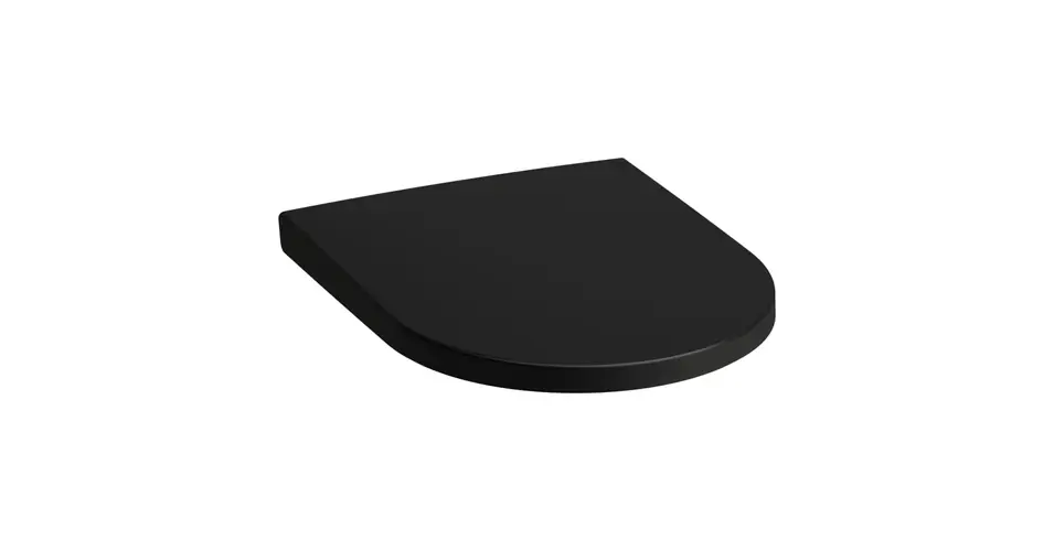 LAUFEN Pro WC ülőke fedéllel, lecsapódásgátló rendszerrel, levehető, krómozott zsanérral, matt fekete Rendeld meg most