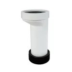 Akciós ár WC bekötőcső, excenteres, hosszú, műanyag, Ø110 mm