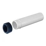 Gyors szállítás STYRON WC bekötő egyenes, Ø45 mm-es, gumi szimeringgel