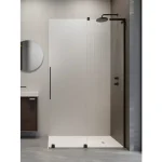 Legjobb ár RADAWAY Furo SL Black Walk-in fekete zuhanyfal