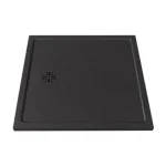 MARMY Dolomite Pro zuhanytálca - 100×100 matt fekete (cavalli black) Biztonságos fizetés