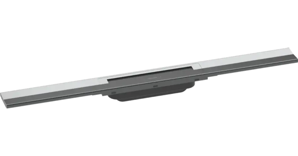 Azonnal elérhető HANSGROHE RainDrain Flex zuhanylefolyó színkészlet 700, méretre vágható, króm