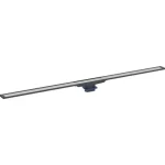 Népszerű GEBERIT CleanLine20 zuhanyfolyóka, 30-130 cm, fekete/rozsdamentes acél, bevonattal, szálcsiszolt rozsdamentes acél