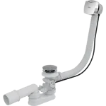 Gyors kiszállítás ALCA hidromasszázs kádszifon, króm, 120 cm