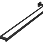 FERRO Greta Black dupla törölközőtartó - 600 mm Csak ma