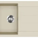 Ne maradj le EVIDO Cubo 45S gránit mosogató, 780×500 mm, bézs