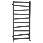SAPHO Zig fürdőszobai radiátor, 500×1096 mm, 406 W, struktúrált antracit Expressz kézbesítés