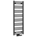 Bestseller BRUCKNER Albrecht radiátor, középső bekötéssel, 400×1250 mm, matt fekete