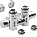 Biztonságos vásárlás SAPHO Twin Combi csatlakozó készlet radiátorhoz, középső bekötés, 50 mm, króm