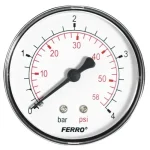 Vedd meg online Manométer - hátsó csatlakozású, 63 mm, 4 bar