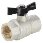 Gyors szállítás FERRO Herkules V17 típusú gömbcsap acél pillangókarral 3/4" BB PN40