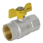 Biztonságos fizetés FERRO gáz gömbcsap - G18 pillangókarral 1" BB