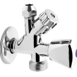 FERRO kombinált sarokszelep 3/8"×1/2"×3/4" Akciós ár