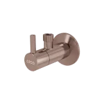 Prémium ALCA sarokszelep szűrővel 1/2"×3/8", RED GOLD-szálcsiszolt matt