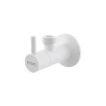 ALCA sarokszelep szűrővel 1/2"×1/2", kerek, fehér Outlet