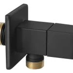 FERRO Quadro sarokcsap, fekete 1/2"×1/2" Biztonságos vásárlás