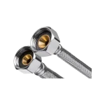 Olcsó INVENA acélborítású flexibilis bekötőcső 1/2"×3/4" BB 50 cm