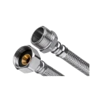 INVENA acélborítású flexibilis bekötőcső 1/2"×1/2" KB 60 cm Utolsó esély