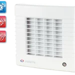 Prémium VENTS 100 MAT L Turbo ventilátor, automata zsalus, időzítős, golyóscsapágyas
