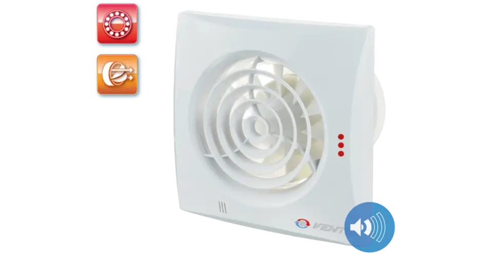 VENTS 100 Quiet DC ventilátor, golyóscsapágyas Kedvezményes ár