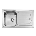 Azonnali szállítás CM Cristal mosogató 010013 1med.+csepp. acél 860x500mm