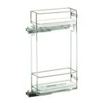Konyhai fémrács felső szekrénybe VIBO Jobbos 150mm 2 tálcás PVC Prémium