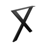 Népszerű Asztalláb X-alakú 710x780mm Fekete Strong