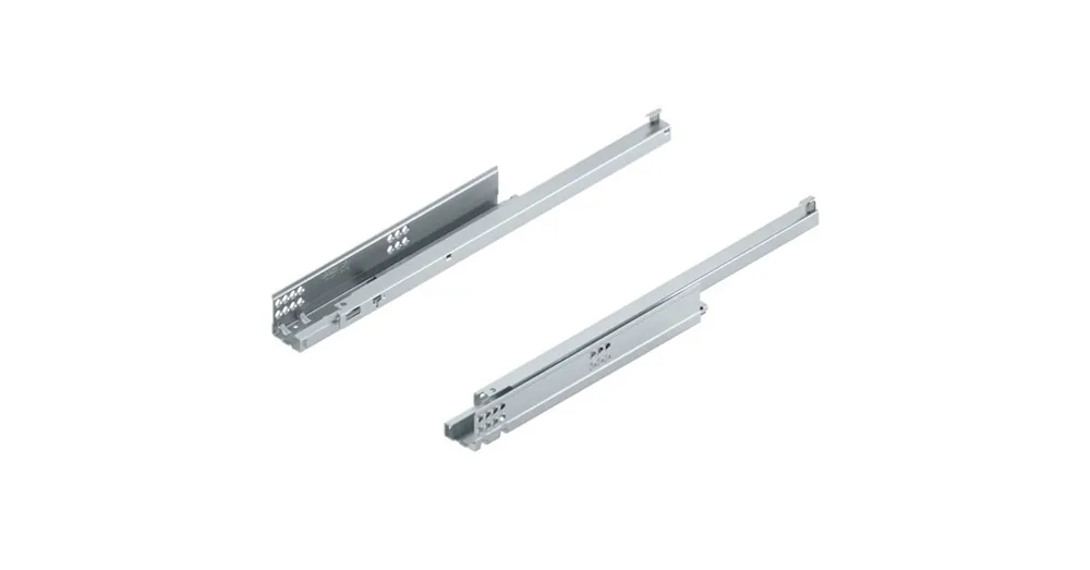 Azonnal elérhető Blum tandem 550F5000T Részlegesen kihúzható fióksín 18mm integrált Tip-on-al 30kg