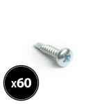 Önfúró laposfejű lemezcsavar - 4,2 x 19 mm - 60 db / csomag Biztonságos vásárlás