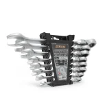 Racsnis csillag-villáskulcs készlet - 8,10,13,14,15,17,19, 21 mm - flexibilis fejjel Olcsó