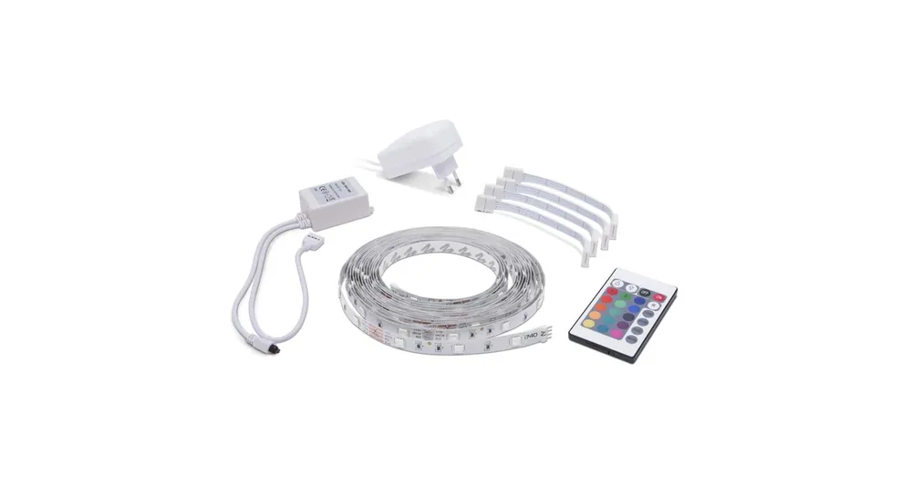 Újdonság Led szalag szett RGB Beltéri 5m-Trafóval-Távirányítóval