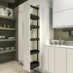 Dispensa kamraszekrény vasalat SZETT 1900-2300mm 5db K-Line Antracit polc 300mm Legkelendőbb