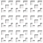 Perforált lemez Laccato-Hdf Damasco perforációval Krono 101 Fehér 1400x510x3mm Ne maradj le