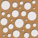 Perforált lemez Laccato-Hdf SODA perforációval Krono Bükk 1400x510x3mm Biztonságos fizetés