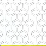 Rendeld meg most Perforált lemez Laccato-Hdf SNOWFLAKES perforációval Krono 101 Fehér 1400x510mm