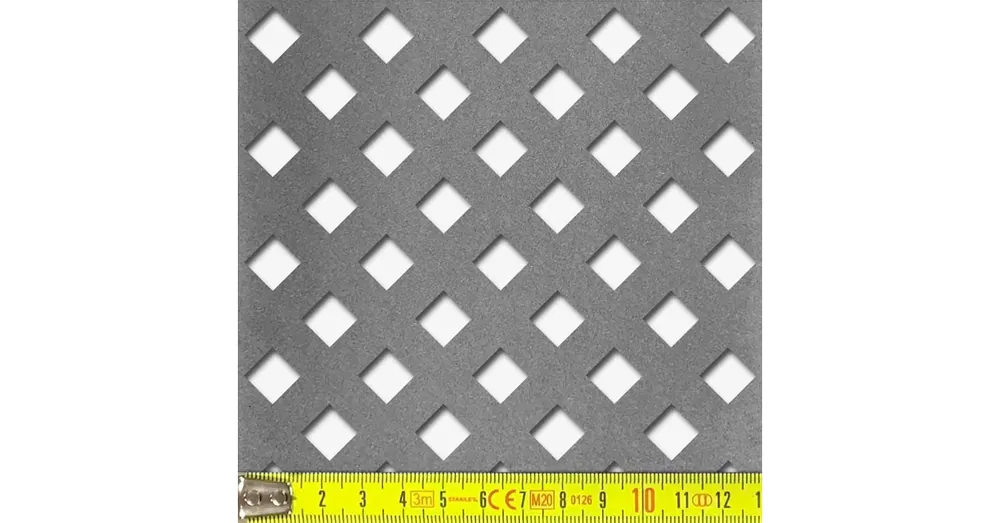 Vásárlói kedvenc Perforált lemez Fekete MDF5 FRANZ perforációval 1218x608x5mm