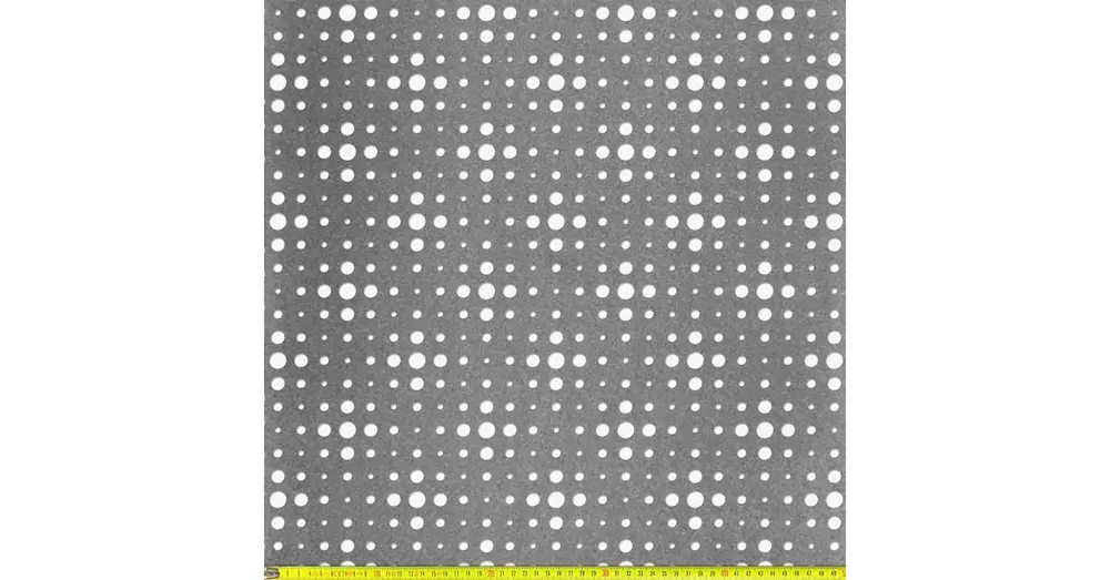 Bestseller Perforált lemez Fekete MDF5 VEGA perforációval 1218x608x5mm