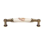 Fogantyú M01-01-02-04 96 Antik-bronz barna virág porcelán Nézd meg most