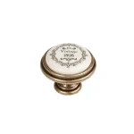 Biztonságos fizetés Fogantyú P77.01.q3.d1g Antik firenze-Vintage 35mm gomb