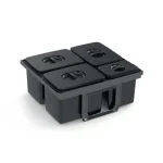 EKOTECH - Beépíthető hulladékgyűjtő JAZZ 60 - 2x12 liter+3x5 liter Expressz kézbesítés