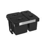 Kiárusítás EKOTECH - Beépíthető hulladékgyűjtő FREE JAZZ 60 - 3x12 liter+1x5 liter
