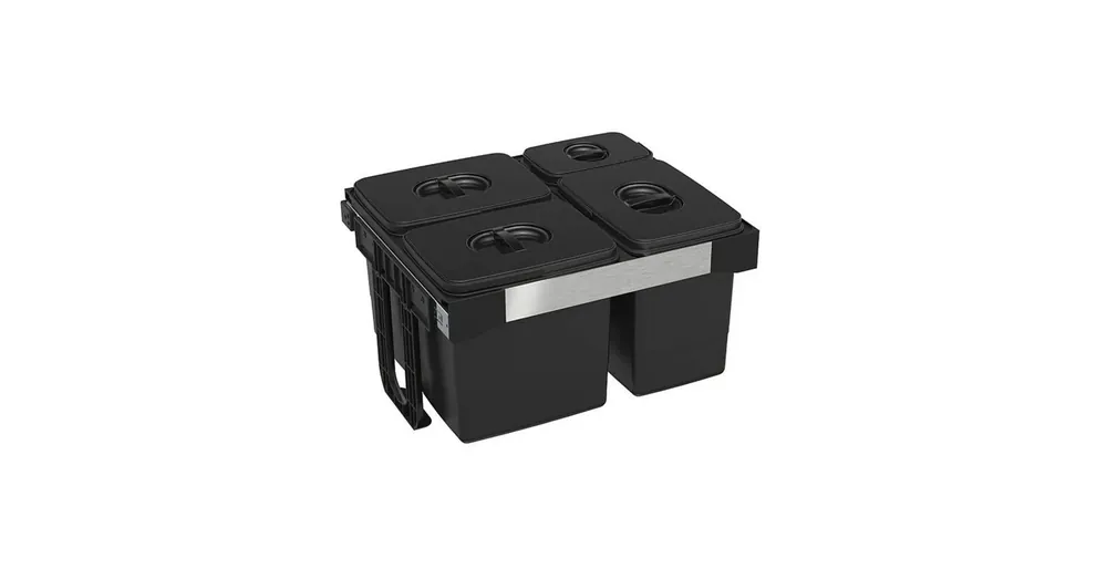 Kiárusítás EKOTECH - Beépíthető hulladékgyűjtő FREE JAZZ 60 - 3x12 liter+1x5 liter